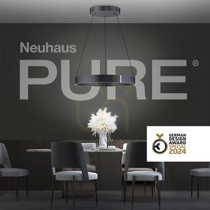 PURE E-CLIPSE 2561-15 Šedé závesné svietidlo s 2 LED diódami small 11