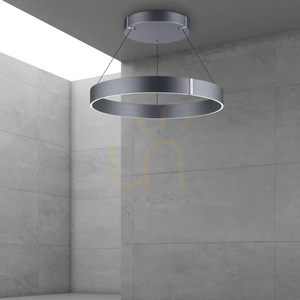 PURE E-CLIPSE 2561-15 Šedé závesné svietidlo s 2 LED diódami small 15