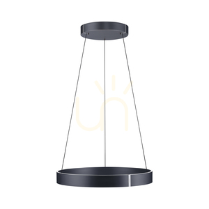 PURE E-CLIPSE 2561-15 Šedé závesné svietidlo s 2 LED diódami small 16