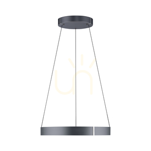 PURE E-CLIPSE 2561-15 Šedé závesné svietidlo s 2 LED diódami small 17