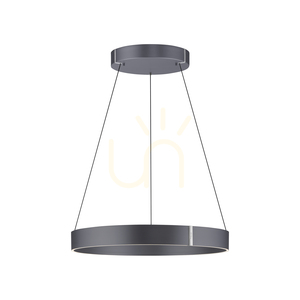 PURE E-CLIPSE 2561-15 Šedé závesné svietidlo s 2 LED diódami small 7