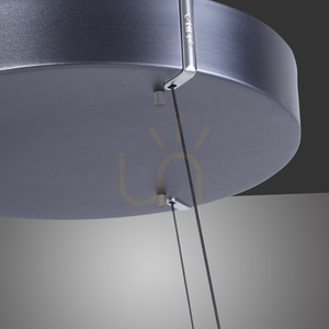 PURE E-CLIPSE 2561-15 Šedé závesné svietidlo s 2 LED diódami small 9