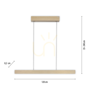 PURE E-MOTION 2570-60 Mosadzné závesné svietidlo s 2 LED žiarovkami small 9