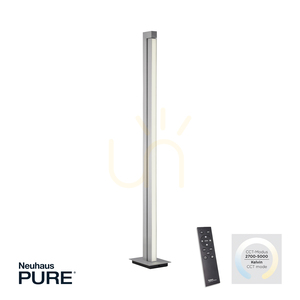 Stojaca lampa PURE-LINES 421-95, strieborná, 1xLED 1 Stojaca lampa PURE-LINES 421-95, strieborná, 1xLED small 1