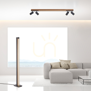 PURE-LINES 451-79 Stojaca lampa, drevo, 1xLED small 12