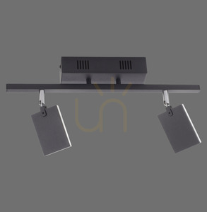 PURE-MIRA 6354-18 Čierne stropné svietidlo s 2 LED diódami 0 PURE-MIRA 6354-18 Čierne stropné svietidlo s 2 LED diódami small 0
