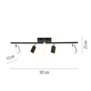 PURE-MIRA 6356-18 Čierne stropné svietidlo so 4 LED diódami 7 PURE-MIRA 6356-18 Čierne stropné svietidlo so 4 LED diódami small 7
