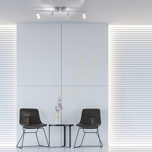 PURE-MIRA 6356-95 Strieborné stropné svietidlo so 4 LED diódami 2 PURE-MIRA 6356-95 Strieborné stropné svietidlo so 4 LED diódami small 2