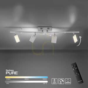 PURE-MIRA 6356-95 Strieborné stropné svietidlo so 4 LED diódami 9 PURE-MIRA 6356-95 Strieborné stropné svietidlo so 4 LED diódami small 9