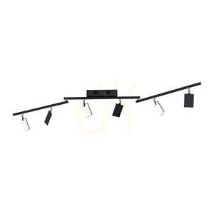 PURE-MIRA 6358-18 Čierne stropné svietidlo s 6 LED diódami small 12