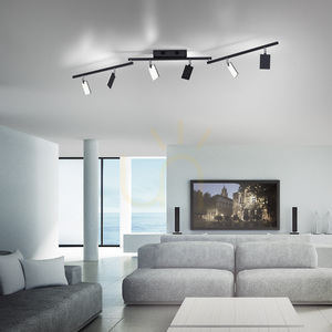 PURE-MIRA 6358-18 Čierne stropné svietidlo s 6 LED diódami small 2