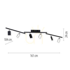 PURE-MIRA 6358-18 Čierne stropné svietidlo s 6 LED diódami small 7