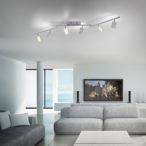 PURE-MIRA 6358-95 Strieborné stropné svietidlo s 6 LED diódami small 2