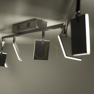 PURE-MIRA 6358-95 Strieborné stropné svietidlo s 6 LED diódami small 9