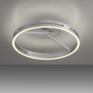 PURE LOOP 6552-95 Strieborné stropné svietidlo, 2xLED small 11