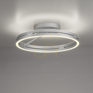 PURE LOOP 6552-95 Strieborné stropné svietidlo, 2xLED small 12