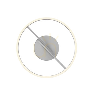 PURE LOOP 6552-95 Strieborné stropné svietidlo, 2xLED small 18