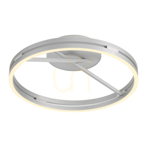 PURE LOOP 6552-95 Strieborné stropné svietidlo, 2xLED small 7