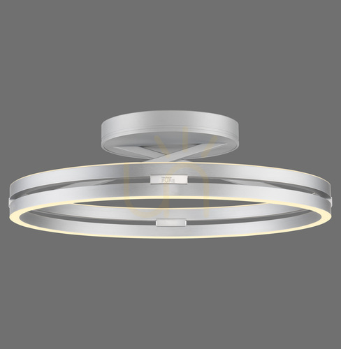 Skontrolujte PURE LOOP 6552-95 Strieborné stropné svietidlo, 2xLED