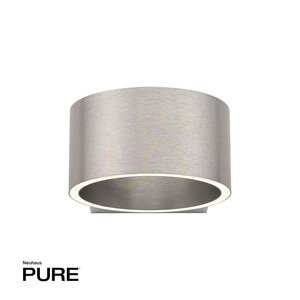 PURE CLIPSE 8561-95 Strieborná nástenná svietidlo s 2 LED diódami small 1