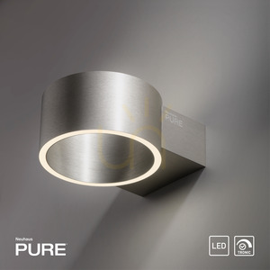 PURE CLIPSE 8561-95 Strieborná nástenná svietidlo s 2 LED diódami small 13