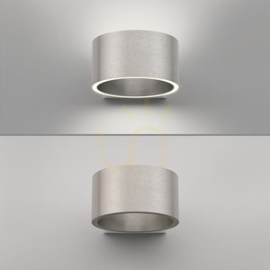 PURE CLIPSE 8561-95 Strieborná nástenná svietidlo s 2 LED diódami small 14