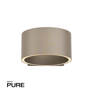 PURE CLIPSE 8561-97 Hnedá nástenná svietidlo s 2 LED diódami small 1