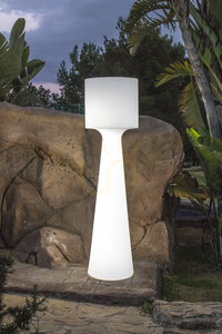 GRACE 170 3104 Biela záhradná lampa s 1 LED žiarovkou small 2