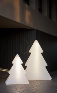 PINUS 100 COLD 3137 Biela 1xLED záhradná lampa small 1