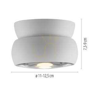 PURE MOVE 6235-16 Biele stropné svietidlo, 1xLED small 6