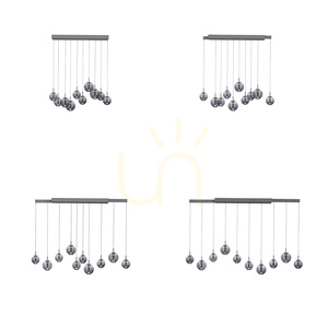 PURE E-INFINITY 2221-15 Šedé závesné svietidlo s 10 LED diódami 2 PURE E-INFINITY 2221-15 Šedé závesné svietidlo s 10 LED diódami small 2