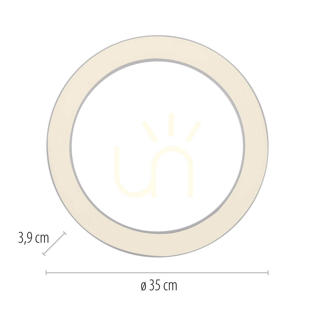vyhliadka Stropné svietidlo PURE LINES ROUND 6310-16, biele, 1xLED Stropné svietidlo PURE LINES ROUND 6310-16, biele, 1xLED