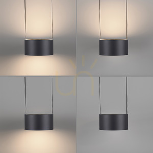 PURE CLIPSE 2471-15 Šedé závesné svietidlo s 2 LED žiarovkami small 5