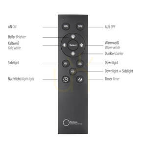 PURE CLIPSE-BOW 562-34 Stojaca lampa, hnedá, 2xLED small 5