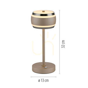 Stolná lampa PURE FALLING RINGS 4503-97, hnedá, 1xLED 10 Stolná lampa PURE FALLING RINGS 4503-97, hnedá, 1xLED small 10