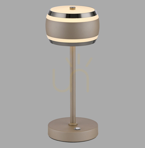 Skontrolujte Stolná lampa PURE FALLING RINGS 4503-97, hnedá, 1xLED
