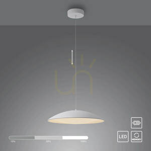 LENTE14607-16 Biela závesná lampa s 1 LED žiarovkou small 1