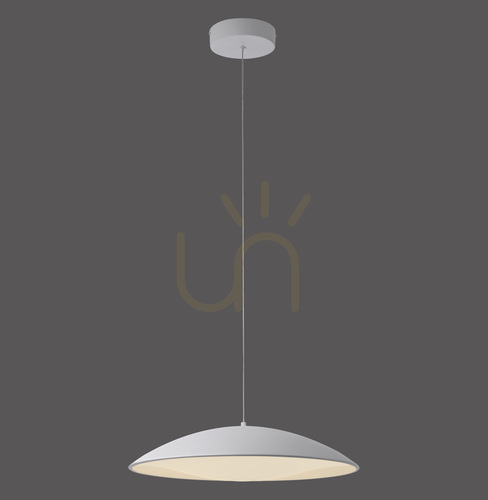 Skontrolujte LENTE14607-16 Biela závesná lampa s 1 LED žiarovkou