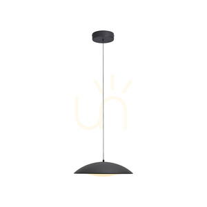 LENTE14606-18 Čierne závesné svietidlo s 1 LED žiarovkou small 2
