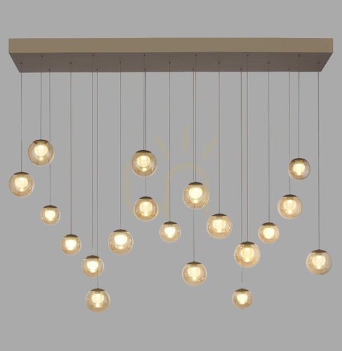 Skontrolujte PURE POPUP 2589-97 Hnedé závesné svietidlo s 19 LED diódami