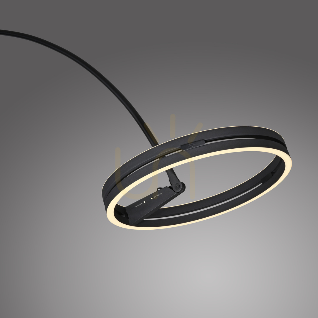 Displej Stojaca lampa PURE LOOP-BOW 561-18, čierna, 2xLED Stojaca lampa PURE LOOP-BOW 561-18, čierna, 2xLED