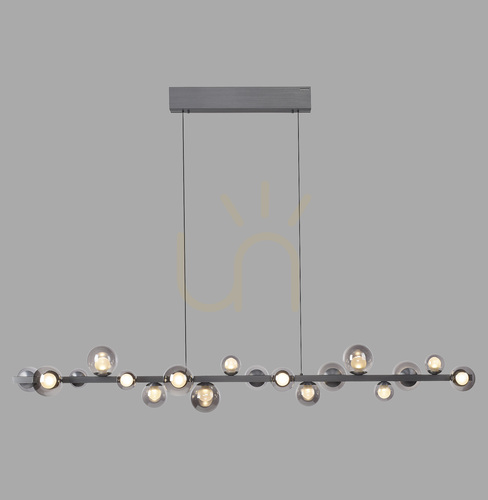 Skontrolujte PURE E-POPUP 2558-15 Šedé závesné svietidlo s 18 LED diódami