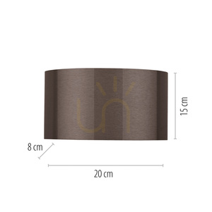 PURE CLIPSE 8561-34 Hnedá nástenná svietidlo s 2 LED diódami small 2
