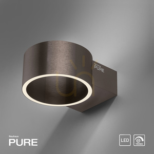 PURE CLIPSE 8561-34 Hnedá nástenná svietidlo s 2 LED diódami small 4