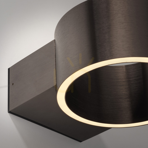 Skontrolujte PURE CLIPSE 8561-34 Hnedá nástenná svietidlo s 2 LED diódami