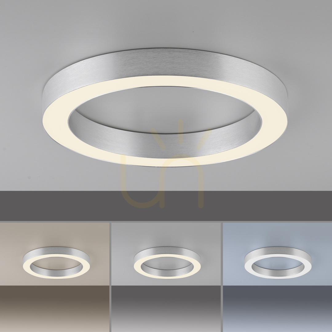 vyhliadka Stropné svietidlo PURE LINES ROUND 6310-95, strieborné, 1xLED Stropné svietidlo PURE LINES ROUND 6310-95, strieborné, 1xLED