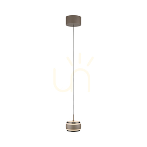 PURE FALLING RINGS 2503-97 Hnedé závesné svietidlo s 1xLED small 3