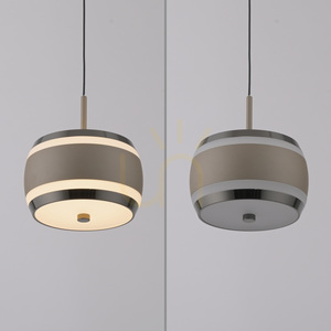 PURE FALLING RINGS 2503-97 Hnedé závesné svietidlo s 1xLED small 6