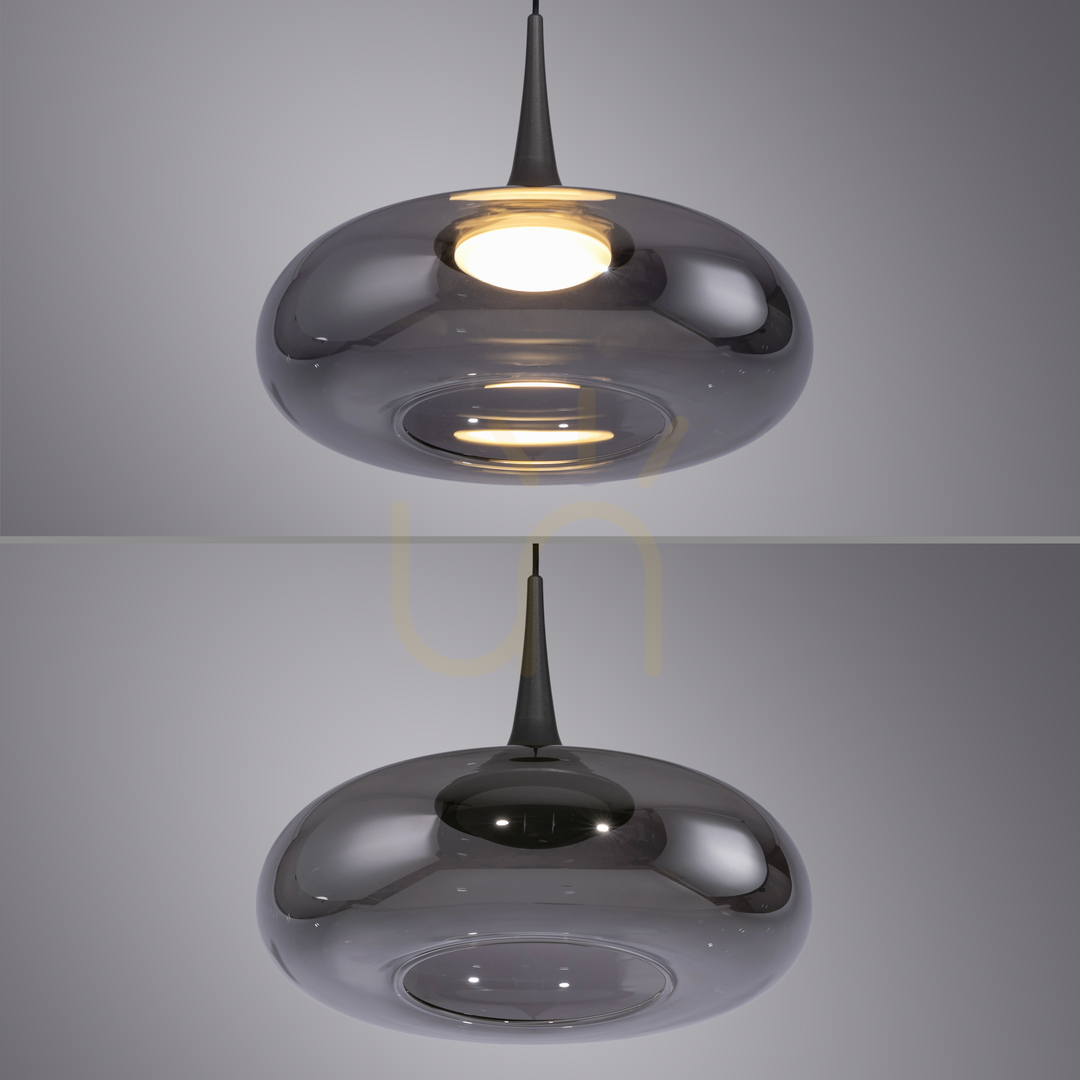 Skontrolujte POSH 15692-15 Šedé závesné svietidlo s 1 LED žiarovkou POSH 15692-15 Šedé závesné svietidlo s 1 LED žiarovkou