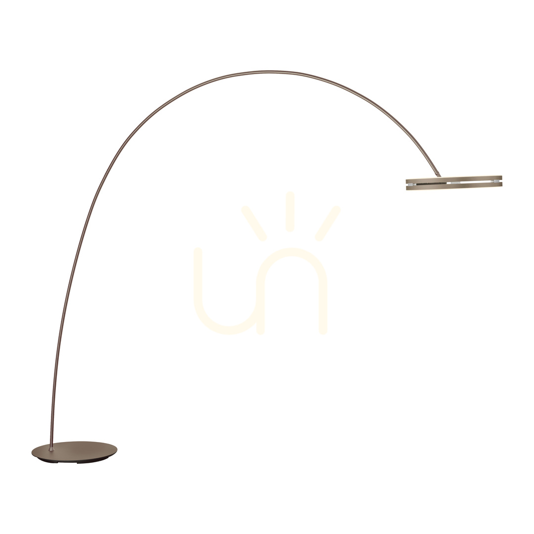 Náhľad Stojaca lampa PURE LOOP-BOW 561-97, hnedá, 2xLED Stojaca lampa PURE LOOP-BOW 561-97, hnedá, 2xLED